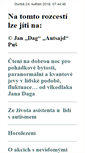 Mobile Screenshot of dagles.klenot.cz